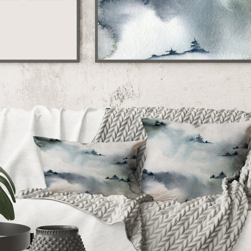 Abstract Throw Pillow
