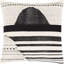 Housse de coussin à rayures 0,5 po