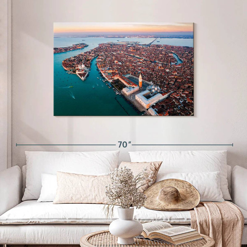Nicci, la ville de Venise, H 30 po x l 45 po