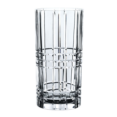 Vase de table en verre transparent
