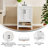 Canita 24'' Bathroom Vanity with Undermount Sink and Open Storage Shelf-1664506560-1622672507