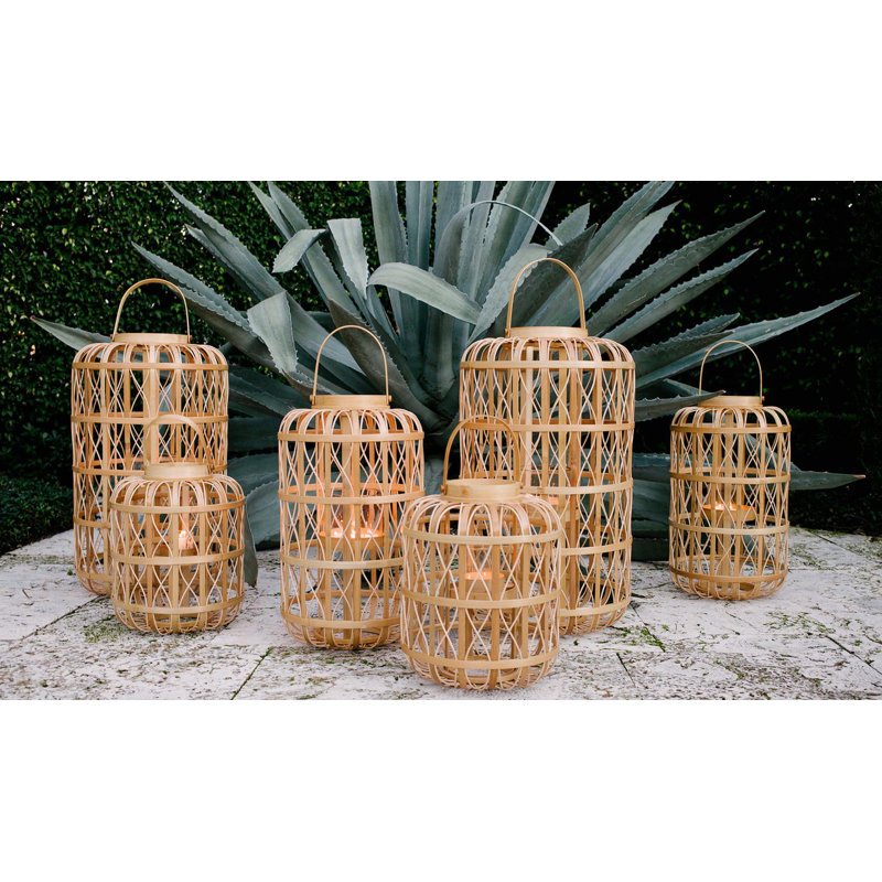 Amanda Lindroth Harbour Island Lantern, 35" H x 16" W x 16" D