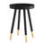 Modern Side Table with Tray Top, Black-357658348