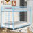 Twin Over Twin Bunk Bed - Lifesky Metal Low Profile Bunkbed With Side Ladder-1227950784