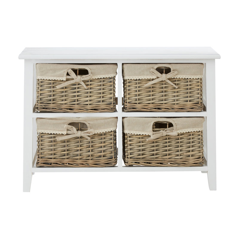Bradenton Beach 77cm Solid Wood Sideboard