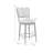 Conners Commercial Grade Steel Frame Cream Fabric Upholstered Swivel Counter Height Barstool - Set Of 3-1707242786