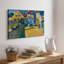 Murnau, maisons dans l'Obigore - Wassily Kandinsky - Toile tendue avec châssis - 1908-514797570