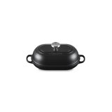 Le Creuset Signature Cast Iron Oval Bread Oven, 11.5 In., Licorice