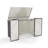 Atrice 6 ft. W x 3 ft. D Metal Garbage Shed-458522149