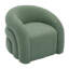 Fauteuil demi-tonneau pivotant rembourré Aunna-249351915