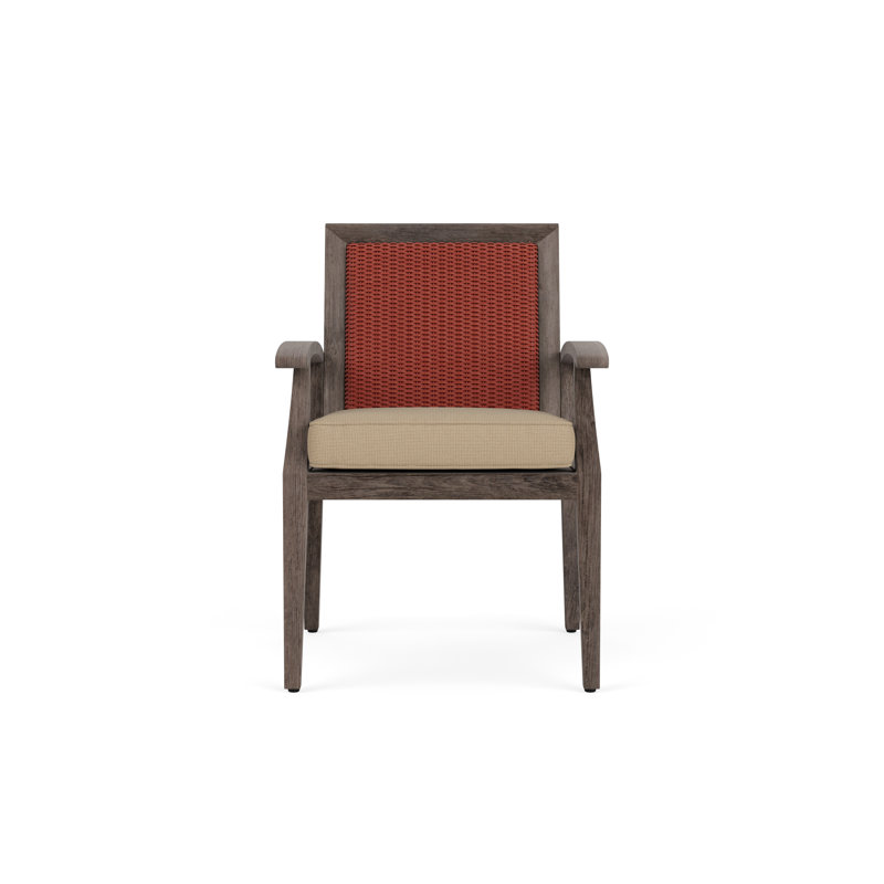 Frontier Outdoor Dining Armchair, Fife Sahara, Charcoal
