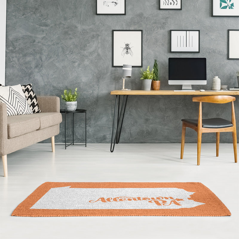 Tapis zone orange allentown pennsylvanie, Rectangle 5 pi x 7 pi