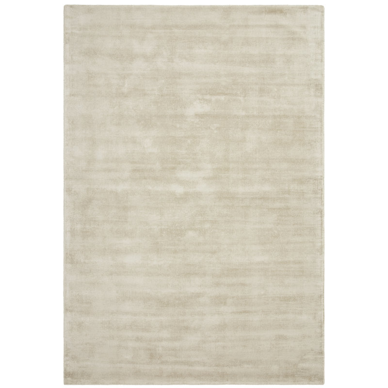 Doris Plain Silky Putty/Cream Rug, Rectangle 160 x 230cm