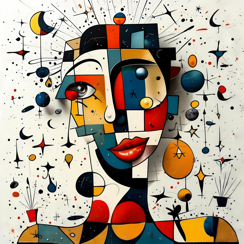 Cosmic Linquist, 24" H x 24" W