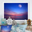 «Beautiful Moon Over Blue Sea», reproduction sur toile-1767422736-1767422743