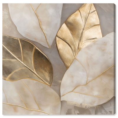 Golden Cascades Canvas Elegant Nature Art by Art Remedy