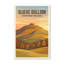 Slieve Gullion, Northern Ireland - Romantic Travel Poster Of Ancient Hill And Woodland. Giclee Print On Wrapped Canvas. Wall Art, Home Decor - Natural Landmarks, Northern Ireland - Wrapped Canvas Print-1312248649