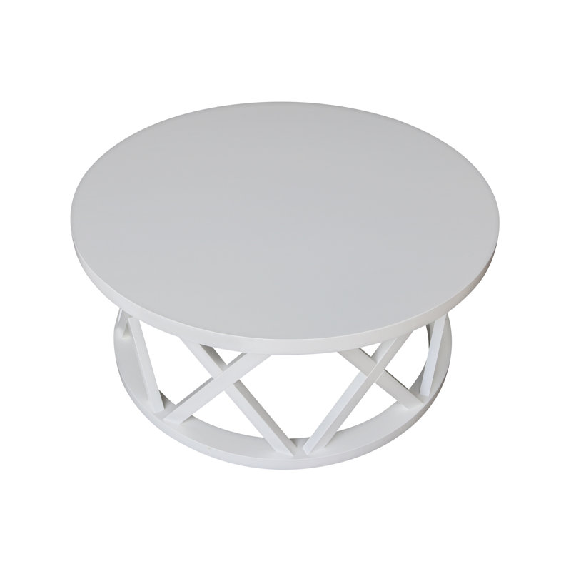 Table basse Charette, Blanc