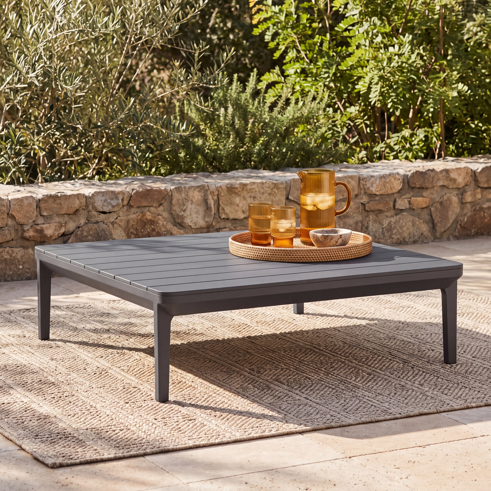 Filmore Aluminum Coffee Table