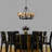 8 - Light Dimmable Drum Chandelier