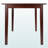 Delphine Drop Leaf Dining Table in Walnut Finish, 28.95'' H X 47.58'' W X 29.99'' D