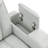 U8611 Blanche Silver Sectional With Led