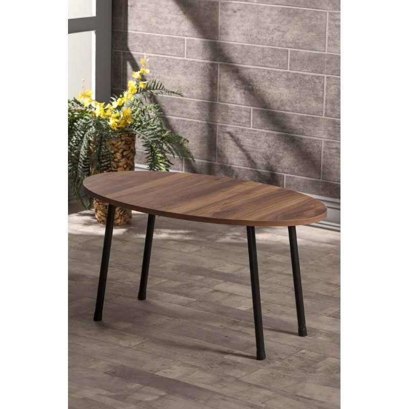 Rylee 35cm Console Table, Walnut