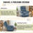 Recliner Chair,Rocker Recliners for Adults, Small Recliners for Small Spaces, Manual Recliner with Side Pockets for Living Room Bedroom-1508826464