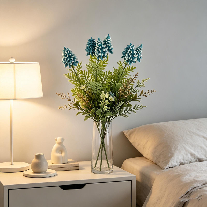  Artificial Fake Flowers for Home Decor Artificial Flower Pot Decorations Green Plants Indoor Decorations Desktop Ornaments Plants Flowers and Bonsai