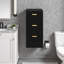 Wall Mounted Floating Side Cabinet With Drawers, Multifunctional Storage For Bathroom And Living Room-1438362320