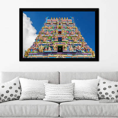 «Meenakshi Temple, India», reproduction de photo encadrée