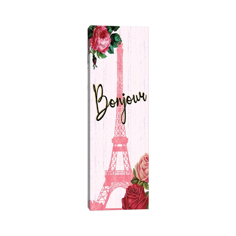 Paris I by Lauren Gibbons - Wrapped Canvas Gallery-Wrapped Canvas Giclée, 30.48 cm H x 91.44 cm W x 1.91 cm D