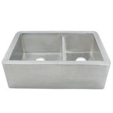 33" L x 22" W Double Basin Dual Mount Kitchen Sink