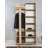Modern Hall Stand with Multipurpose Hanging Rack, Sonoma Oak, 35.4 x 75.6 x 14.2 inches | 100% Melamine Coated Particle Board, UV Coating | Numerous Shelves for Additional Storage, Stylish & Functional Design