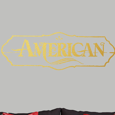 Décalcomanie murale american Flemings