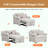 Chenille Convertible Sleeper Sofa-1202535481