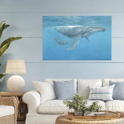 Toile sous-marine à baleine à bosse, conception de David Stribble