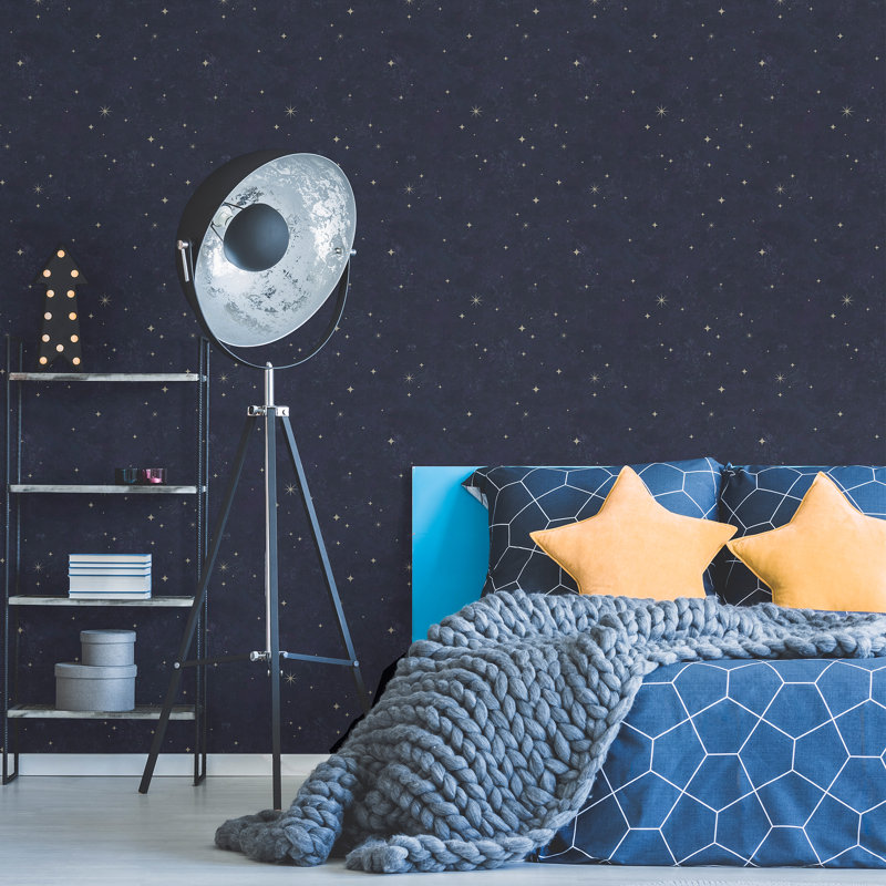 Papier peint adhésif Transform Starlight, Noir