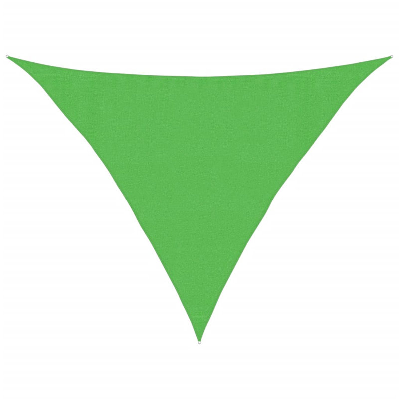 Austrinus 3.5m x 4.9m Triangular Shade Sail, Light Green
