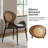 Pateley Mid-Century Modern Rattan Dining Chair Set-107868626-107868627