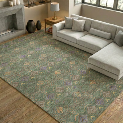 Premium Machine Washable Mayfield AMF2487 Lodge Rug