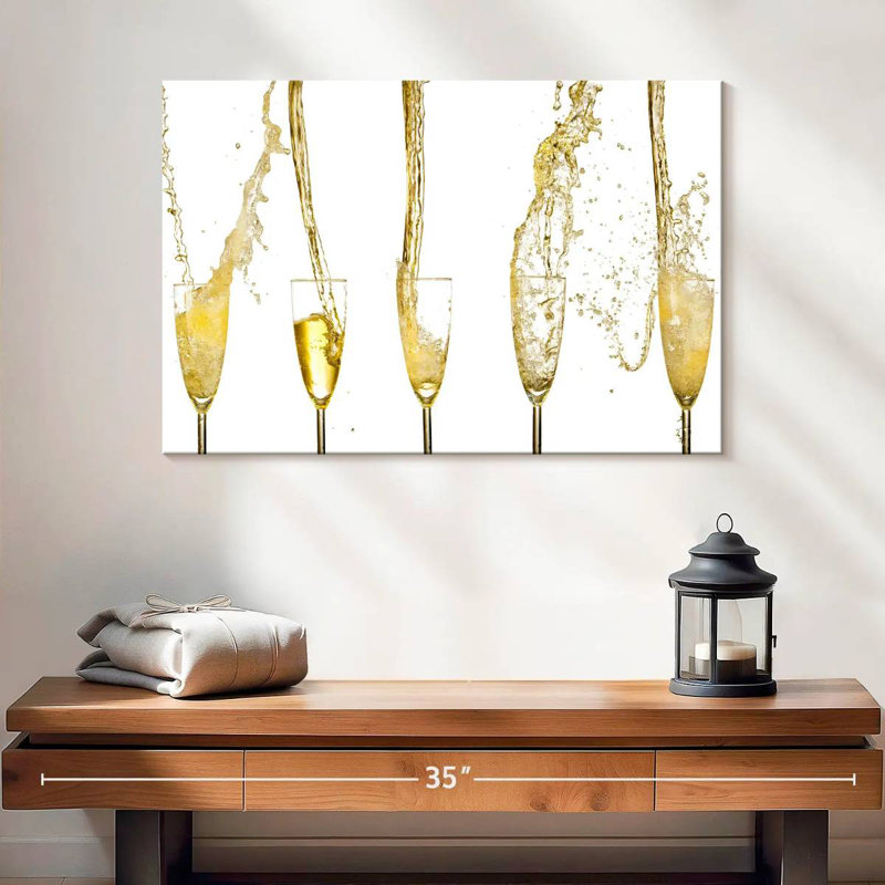 Yarlin Champagne Streams, H 16 po x l 24 po