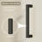 27 - 28" W 72" H Pivot Shower Door, Matte Black, Tempered Glass, Proof Film, Nano Coating, Reversible For Bathroom Space Utilization Aesthetics-129099995-129099996