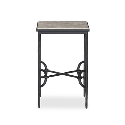 Babylon Small End Table-Lunar Marble