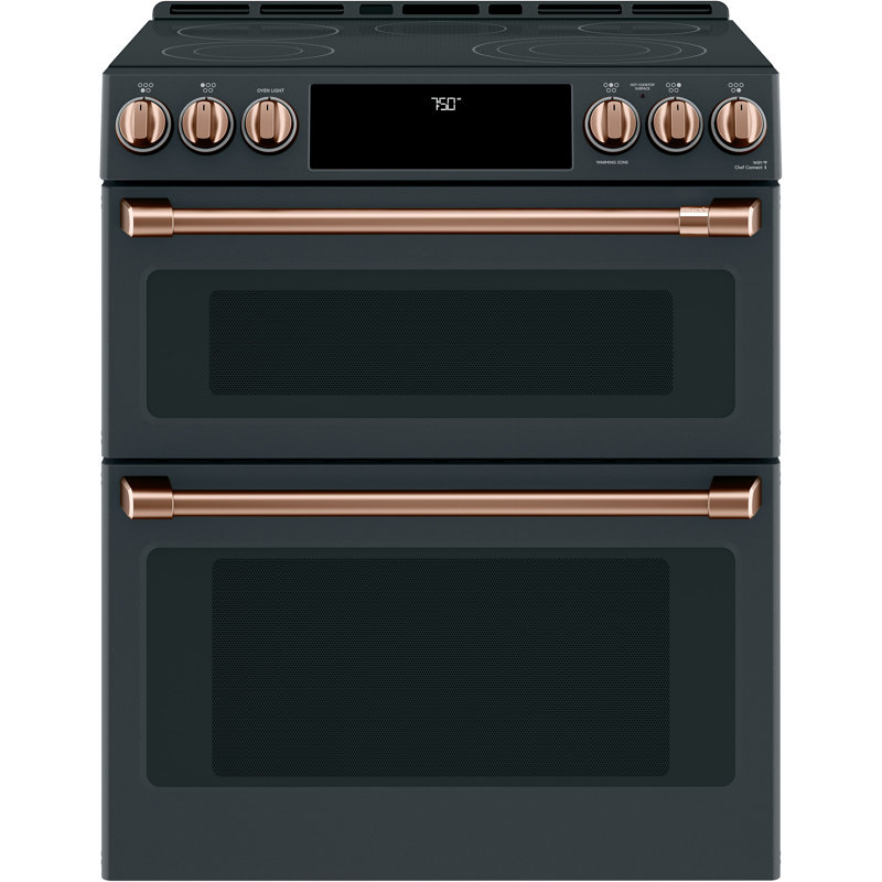 Front Control Electric Range Handle Kit, Brushed Copper