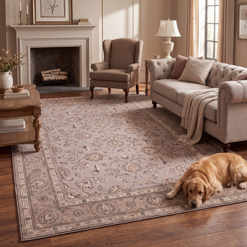 Tapis Columbarium Traditionnel Imprimés Vert Beige Gris Ivoire Antidérapant à Poils Réduits Intérieur Extérieur Adapté aux Animaux Adapté aux Animaux Idéal pour Salon Chambre Salle à Manger Entrée Couloir Bureau Rose Taupe Cuisine Résistant au Passage Facile à Nettoyer Imprimé Ultra Doux Bordure Lavable