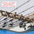American Cherry 11 Rod Ceiling /Wall Rack-1180476082