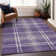 Premium Machine Washable Prisco Purple Rug