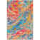  Abstract Harmony Boho Modern Marble Multi Colour Flat-Weave Area Rug