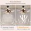 Ventilateur de plafond Arleth avec lumières DEL-1738961054
